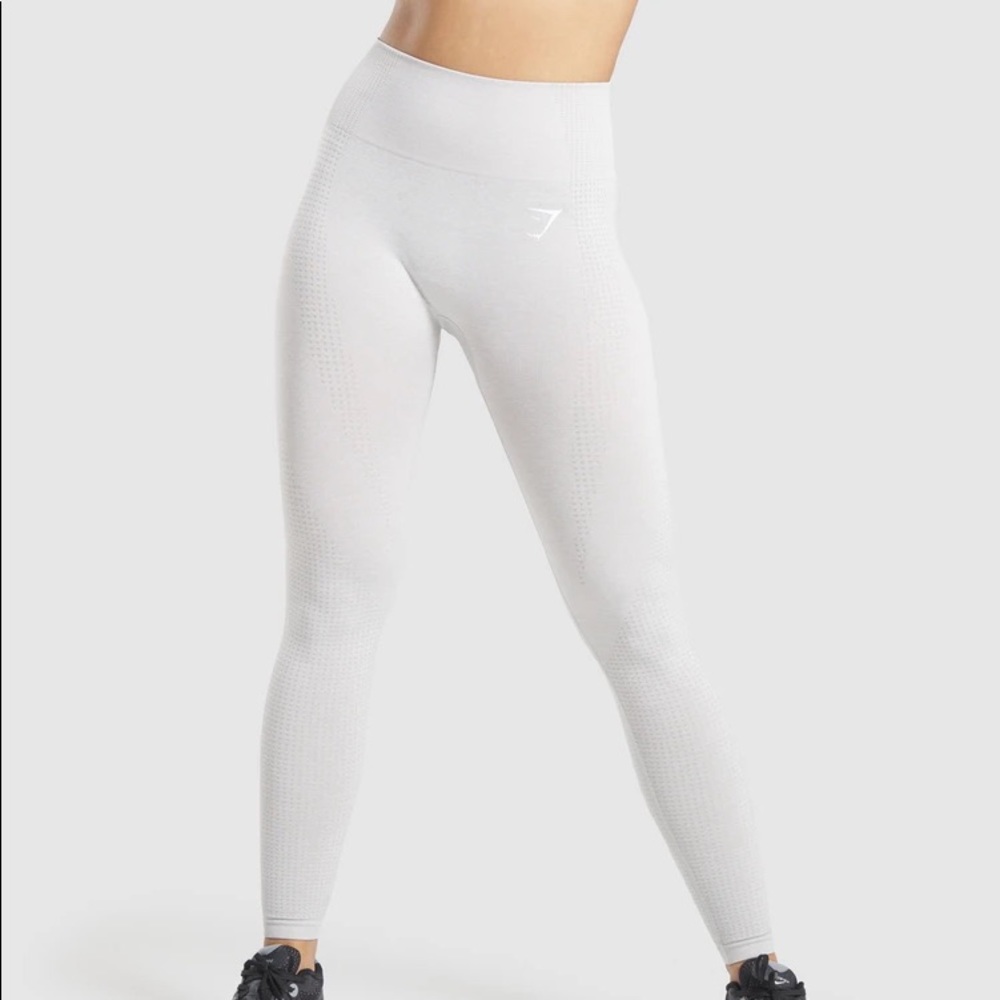 NWT Vital Seamless Leggings Light Grey Marl size S